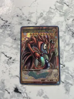 DIY ORICA Yugi Uria Toon Lord Of Searing Flames Holo Yugi Secret Rare Foil - Image 1
