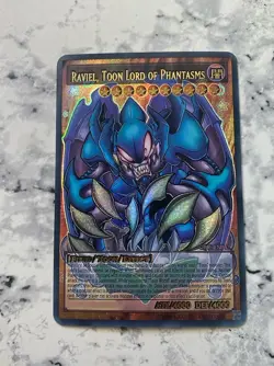 DIY ORICA Raviel Toon Lord Of Phantasms Yugi Gx Sacred Beast Secret Rare Foil - Image 1