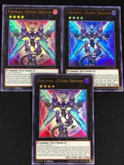 YUGIOH FIREWALL EXCEED DRAGON DANE-EN036 1ST ULTRA X3 NM - Image 1
