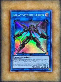 Yugioh Galaxy Satellite Dragon CHIM-EN047 Super Rare 1st Ed MP - Image 1