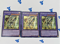 Ace Spades Speculation x3 - BLTR-EN039 -Terminal Revenge YuGiOh - Image 1