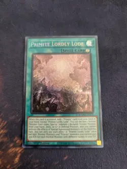 Yu-Gi-Oh! Primite Lordly Lode BLMM-EN172 Secret Rare 1st Edition NM ENG - Image 1
