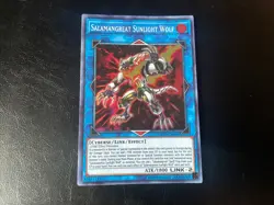 Yu-Gi-Oh! TCG Salamangreat Sunlight Wolf OP10-EN009 Super Rare Near Mint - Image 1