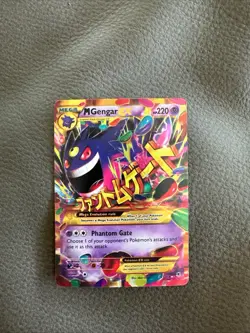 Mega M Gengar EX Holo 121/119 Pokemon TCG XY Phantom Forces NM NEAR MINT - Image 1
