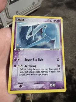 2007 Pokemon Ho-Oh + Lugia (2 Card Set) Holo Pop Series 5 Ungraded - Image 3