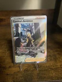CYNTHIA'S AMBITION POKEMON GG60/GG70 2023 CROWN ZENITH SWSH ENGLISH - Image 1