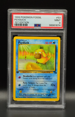 Dual Listing Slowbro and Psyduck 1st Edition 1999 Pokemon #43 WOTC PSA 9 - Image 3