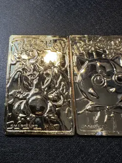1999 Pokemon 24K Gold Plated Trading Card Limited Edition Burger King (3 Pack) - Image 3