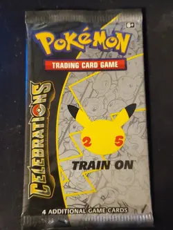 Celebrations Booster Pack Pokemon 25th Anniversary - 1x English Sealed New 2021 - Image 1