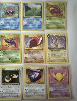 Lot Of 24 - POKEMON FOSSIL 1st Edition/NEO GENESIS/TEAM ROCKET - Image 4