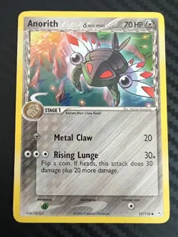 Pokemon TCG Anorith EX Holon Phantoms 57/110 Regular Common MP - Image 1