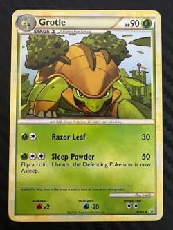Pokemon TCG Grotle Unleashed 31/95 Uncommon LP - Image 1