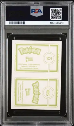 Pokemon Electrode/Sudowoodo PSA 10 Ultimate Stickers Holo 2005 Gem Mint Merlin - Image 2