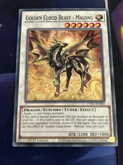 Golden Cloud Beast - Malong CYAC-EN082 Common 1st Edition NM Yugioh - Image 1