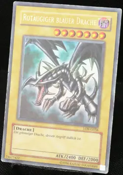 Yu-Gi-Oh! Rotaugiger Blauer Drache LOB-G056 Ultra Rare [Poor] Red-Eyes B. Dragon - Image 3