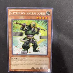 Yugioh Superheavy Samurai Scales NECH-EN009 Rare 1st Edition - Image 4
