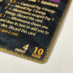 Dino Hunt - Albertosaurus - Ultra-Rare Gold Foil Dinosaur Card - Image 2