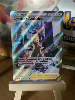 Pokemon TCG Cynthia's Ambition GG60 - Crown Zenith Trainer Gallery Card - Image 1