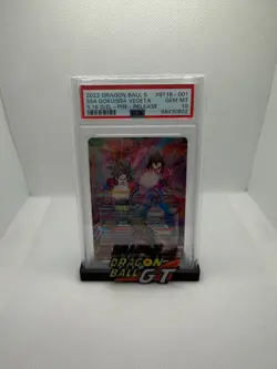 Dragonball Super Card Game -SS4 Son Goku & SS4 Vegeta, In It Together- PRE PSA10 - Image 1