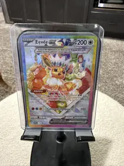 Pokemon Eevee EX 174 Scarlet & Violet Promo Holo Prismatic Card - Image 1