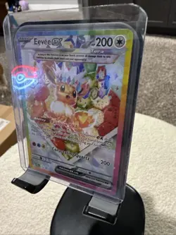 Pokemon Eevee EX 174 Scarlet & Violet Promo Holo Prismatic Card - Image 2