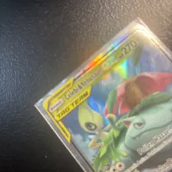 [NM] Celebi & Venusaur GX Pokemon Card 001/095 RR SM9 Tag Team *Description - Image 2