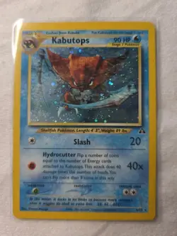 Pokemon TCG Kabutops Neo Discovery Holo Rare Card 6/75 - Image 1