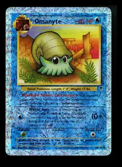 Omanyte 57/110 Legendary Collection 2002 Reverse Holo Pokemon Card TCG - Image 1