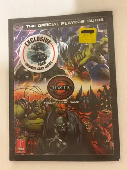 RARE CHAOTIC TCG RIPPLE FOIL RAIMUSA PROMO CARD SEALED WITH PRIMA GUIDE - Image 1