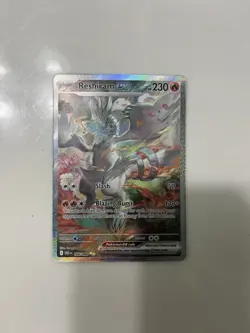 Reshiram ex SAR 168/086 sv11W White Flare Pokemon Card English 2025 Foil - Image 1
