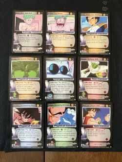 2000 Dragon Ball Z Card Lot of 9 Cards - Image 1