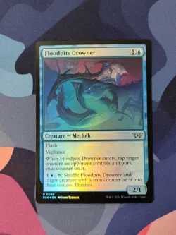 Floodpits Drowner - Foil | 7% Off 2+ | Foundations | NM | MTG - Image 1