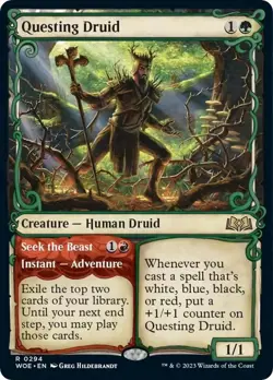 Questing Druid (Showcase) - 294 / English / Near Mint MTG - Image 1