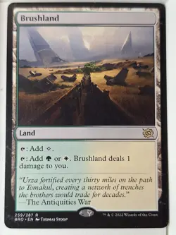 Brushland- The Brothers' War - Magic the Gathering MTG Nice! - Image 1