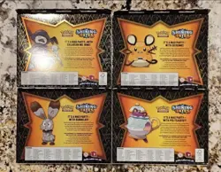 Pokemon Shining Fates Mad Party Pin Collection Boxes Complete Set Of 4 - Image 2