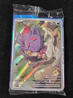 N's Zorua SVP 189 Pokemon Center Exclusive Stamped Promo Sealed Journey Together - Image 1