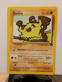 Pokemon Rocket Cards Diglett 52, Mankey 61, Squirtle 68, Voltorb 69, Sleep 79 LP - Image 4