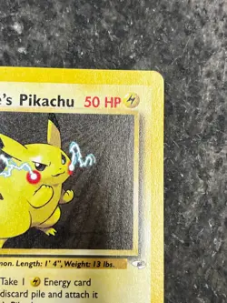 Lt. Surge's Pikachu 81/132 - Gym Heroes Vintage Pokemon Cards MP - Image 4