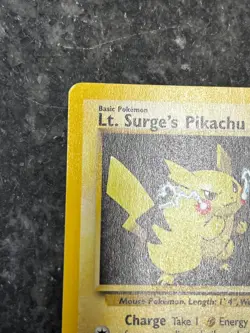 Lt. Surge's Pikachu 81/132 - Gym Heroes Vintage Pokemon Cards MP - Image 5