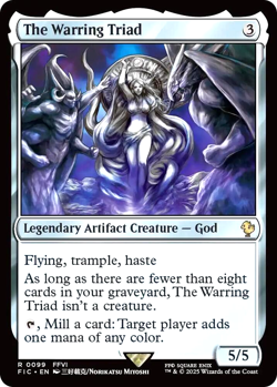 MTG The Warring Triad 99 Rare Surge Foil Final Fantasy Commander - Image 1