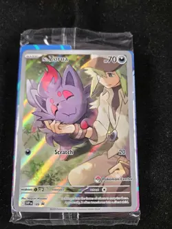 N's Zorua SVP 189 Promo Pokemon Center Exclusive Stamped SEALED - JT ETB. - Image 1