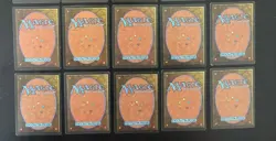 MTG 10X JAPANESE BLACK BORDERED PLAINS FBB MAGIC THE GATHERING BASIC LAND #B - Image 4