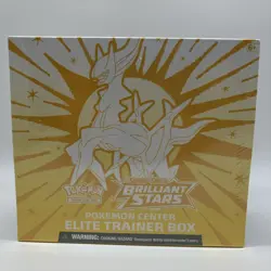 Pokemon Center Brilliant Stars Elite Trainer Box ETB New Factory Sealed - Image 1