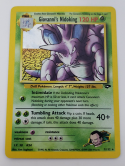 Giovanni's Nidoking - Gym Challenge - LP - FOIL - Pokemon TCG - Image 1