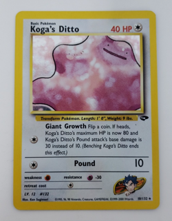Koga's Ditto - Gym Challenge - LP - FOIL - Pokemon TCG - Image 1