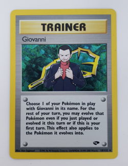 Giovanni - Trainer - Gym Challenge - LP - FOIL - Pokemon TCG - Image 1