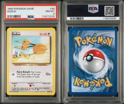 PSA 8 - Doduo 48/102 Base Set 1999 Unlimited Pokemon TCG - Image 3