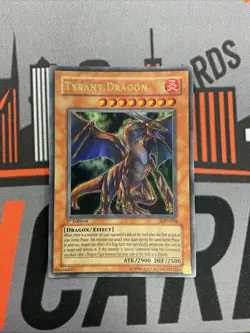 Tyrant Dragon 1st Edition LOD-034 Ultra Rare LP Yugioh - Image 1