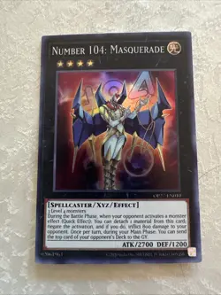 Number 104: Masquerade OP27-EN010 Super Rare - 1st Edition NM Yugioh - Image 1