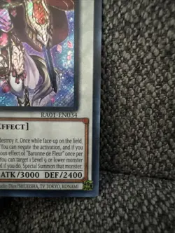 *** BARONNE DE FLEUR *** ULTRA RARE 1ST EDITION RA01-EN034 MINT/NM YUGIOH! - Image 4